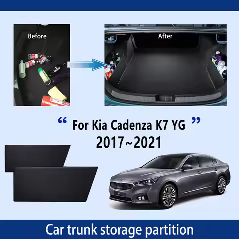 Car Accessories For Kia Cadenza K7 YG 2017~2021 2020 Trunk Storage Partition Multifunction Storage A