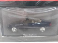 MINICHAMPS 1/43 Mercedes Benz CLK 敞篷 (深藍色)