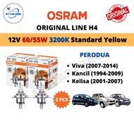 OSRAM Original Line H4 Halogen Headlamp Bulb (2pcs) 12V 60/55W Perodua Viva (07-14) Kancil (94-09) K