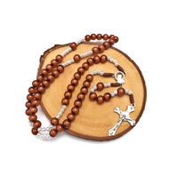 Acrylic Rosary Milk Chocolate/Souvenir Rosary Catholic Rosary/ Catholic Rosary Necklace