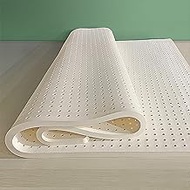 NaKeah 100% Natural Latex Mattress, Pressure Distribution, Breathable Soft Foldable Tatami Mattress for Single Double Guest Bedroom Room,2.5cm,180x200cm