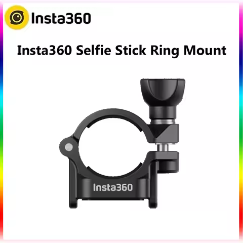 Insta360 Selfie Stick Ring Mount Secure Stability Holder Grip Aluminum Alloy For Insta 360 X5 X4 Air
