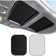 Penutup Bumbung Sunshade Sunshade untuk Mini r55/r56/r60/f54/f55/f56, Penutup Sunroof Lipat, Hitam