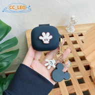 For EarFun Air Pro 4 Case Cartoon Silicone Soft Case Mickey Keychain Cute Lanyard Pendant EarFun Air