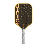 [READY STOCK] HTPick Pickleball Paddle Gold Titanium Fiber Textured 16mm Hot Pressed USAPA Approved