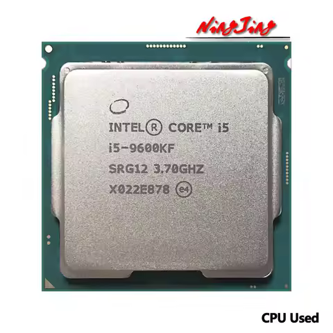 Intel Core i5-9600KF i5 9600KF 3.7 GHz Used Six-Core Six-Thread CPU 9M 95W LGA 1151