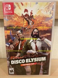 《今日快閃價》（中古二手）Switch NS遊戲 極樂迪斯可 最終剪輯版 完全版 Disco Elysium The Final Cut 美版中英文版 （《Disco Elysium》是一款風格獨具的開放世界角色扮演遊戲，玩家可以自行決定想成為什麼樣的警探。成為一名英雄或是會行走的災難。）