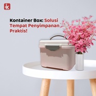 BEZTON Container Box Quarts 8 Liter Pastel Premium Multipurpose Box Storage Box Cargo Box Multipurpo