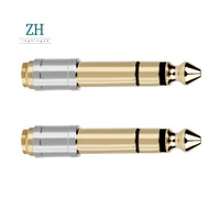 6.35mm to 3.5mm Converters 1/4 Inch Male 1/8 Inch Female 6.35 to 3.5 Jack Headphone Audio Adapter Co