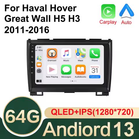 2 din Android 4G NET Car Radio Multimedia Video Player For Haval Hover Great Wall H5 H3 2011-2016 2D