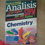 stpm analisis bertopik chemistry 2013-2018 actual and repeat paper term / sem 1