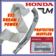 HONDA EX5 DREAM EXHAUST COVER PROTECTOR MUFFLER 18240-GN5-900 100% ORIGINAL BSH BESI PROTECTER CAVER