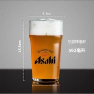 ASAHI/ASAHI Beer Mug Imported Thickened Glass Kirin Beer Mug Bar Mug Printed logoqhug