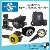 SCUBAPRO MK25 EVO BT + G260 Carbon Black Tech Set (1stage + Reg + Oct + Gauge)