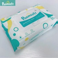 POOMSOFT Non Alcohol Baby Wet Wipes/Wet Tissue (80 Pcs/Pack)
