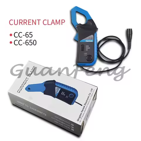 Oscilloscope CC65 CC650 AC/DC Current Clamp Probe 20KHz/400Hz Bandwidth 1mV/10mA 65A/650A with BNC P