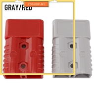 【YOSHOP⭐】1X FOR Anderson Style Plug CABLE BATTERY POWER CONNECTOR 175 AMP GRAY/RED