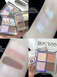 Phấn Mắt Đa Màu FOCALLURE 03 Bạc Xám Denim Blue Eyeshadow Pa Matte Pearlized PG02 Natural 3D Highlig