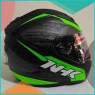 Nhk GP 1000 HELMET AXION BLACK GREEN DOFF 19F3B2024 tools
