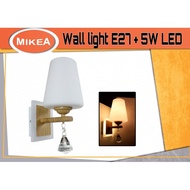 Modern Design For Decoration Wood Colour Wall Light E27 Include LED bulb 3W megamen + 5W LED