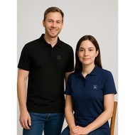 [AMIGO] SLIM FIT 3 Button POLO 180GSM SILK COTTON SPORTS TENNIS PICKLEBALL