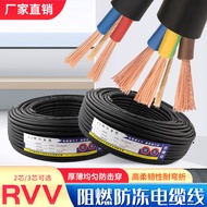 National Standard Electrical Wire for Decoration, Shop Lighting, Eco-friendly Flexible Wire RVV2Core