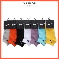 10 Pairs of Nike Socks, Nike Short Ankle Socks in Youthful Bright Colors for Men and Women TN1a