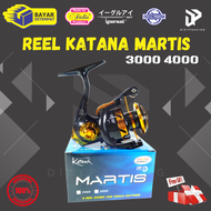 Reel Pancing Katana Martis 4000 3000 japan quality super kuat Power handle Alumunium Spool
