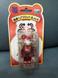 購自日本 全新未開封 Medicom 達磨 赤 電鍍紅色 Daruma Be@rbrick 100% Bearbrick 達摩 (A5)