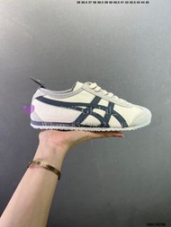 紫鑽🌟誠信商家🌟💜全新Onitsuka Tiger MEXICO 66 运动鞋 米白 深灰皮革 Size 36 x 45