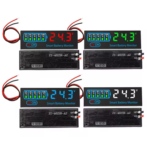 DC7-55V 3-14S Acid/Lithium Battery Level Indicator Universal Battery Charge Indicator Board Voltage 