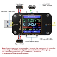 MakerHawk USB Multimeter USB Voltmeter Ammeter Load Tester USB Voltage Current PD Battery Power Capa