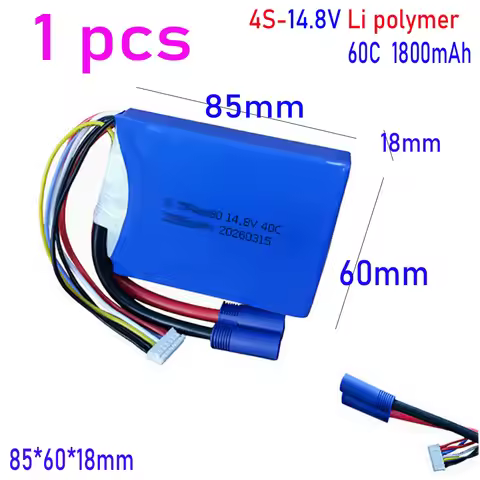 14.8V Li polymer Lithium Battery pack 35C High rate 386888 1800mah For car ignition emergency start 