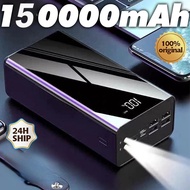 Power Bank 150000mAh Intelligent Digital Display LED Light 3 Input 4 Output Fast Charging PowerBank