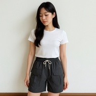 WOMEN'S CASUAL PARACHUTE SHORTS WOMEN'S 3/4 PARACHUTE PANTS WOMEN'S 3/4 CARGO PANTS