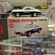 Tlv 85a Porsche 912 Kanagawa Police Station Police Car Black White Color Matching Car Condition As S