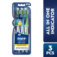 Oral-B Cross Action Indicator Toothbrush 3 Count