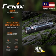 FENIX E35R - 3100 Lumen Luminus SST70 CW Rechargeable Flashlight - ORIGINAL - Ready Stock in MALAYSI