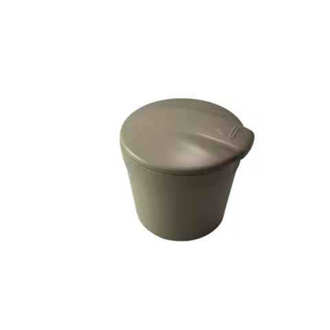 One Piece of Beige Color Cup Holder Trash Bin For Volkswagen VW Polo 9N3