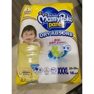 MamyPoko Pants XXXL 16pcs (20-35kg) Big Dry Zone | Standard Absorb Diaper Pants Unicharm