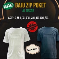 Haji T shirt Pocket zip Baju Haji & umrah. Baju - Al Nesar (NAE)