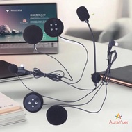 [AuraYuer] TYPE-C Interface For Helmet  Headset For LEXIN B4FM/GTX/G2P/G16/G1/Mes/Novus Motorcycle A