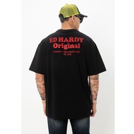 Ed Hardy Classic Printed Casual Versatile Classic T-shirt for Men and Women