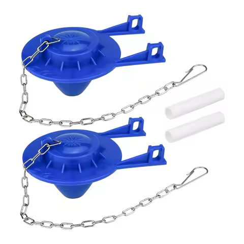 2 Pcs Toilet Flapper Replacement Kit Upgrade PVC Material Universal Compatible With American Standar
