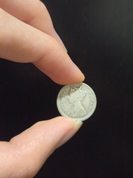 1884年 香港一毫銀幣