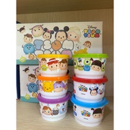 Tupperware (6 Pcs with Box) Disney Tsum Tsum Snack Cup 110ml Gift Set