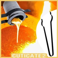 [Cuticate2] Crucible Tong Heavy Duty Comfort Grip Handle Long Reach Portable Sturdy Handheld Manual 