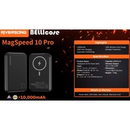 RIVERSONG 10000mAh MagSpeed 10 Pro Wireless Power Bank PB98 Pro | 10W Wireless Fast Charge | 20W Fas