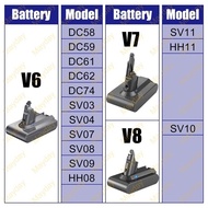 13000mAh 21.6V แบตเตอรี่สำหรับ Dyson V6 V7 V8 V10 แบตเตอรี่สำหรับ Dyson V8 Absolute/ปุย/สัตว์/Li-Ion เครื่องดูดฝุ่นแบตเตอรี่ L50