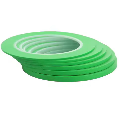 High-Temp Vinyl Fine Line Masking Tape Fineline Tape Green 33M/roll